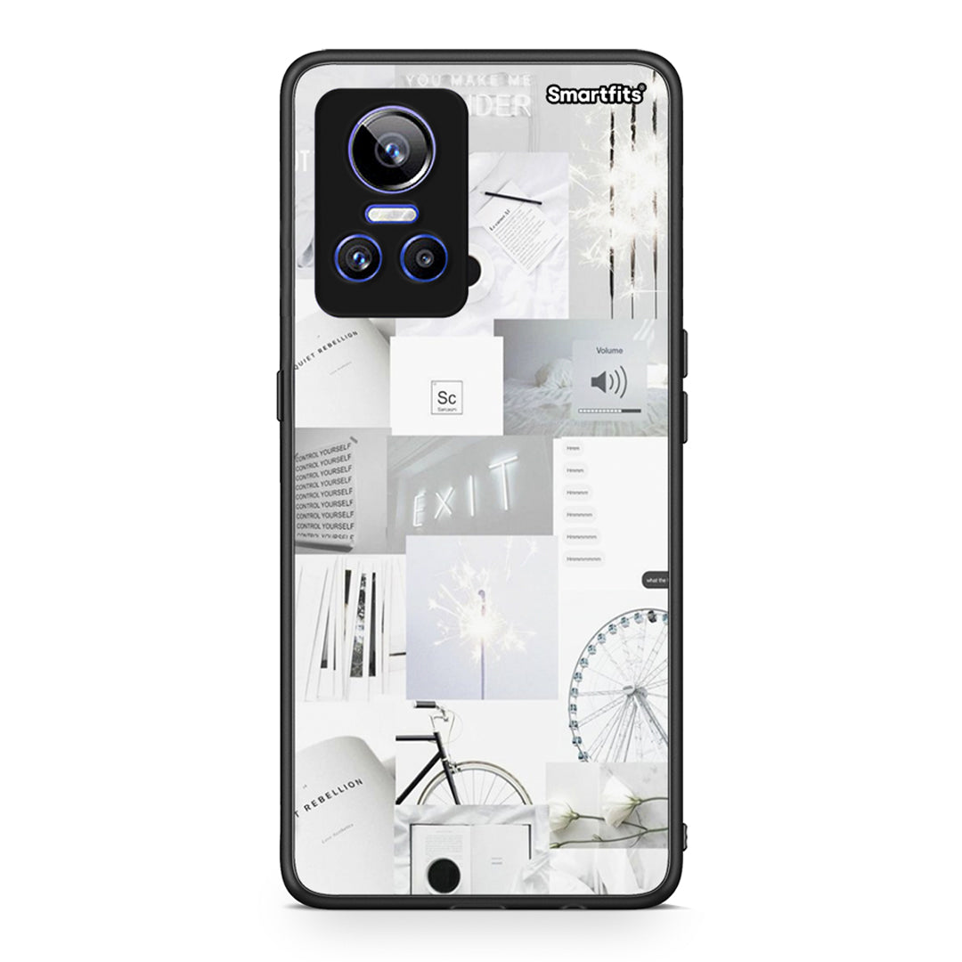 Realme GT Neo 3 Collage Make Me Wonder Θήκη Αγίου Βαλεντίνου από τη Smartfits με σχέδιο στο πίσω μέρος και μαύρο περίβλημα | Smartphone case with colorful back and black bezels by Smartfits