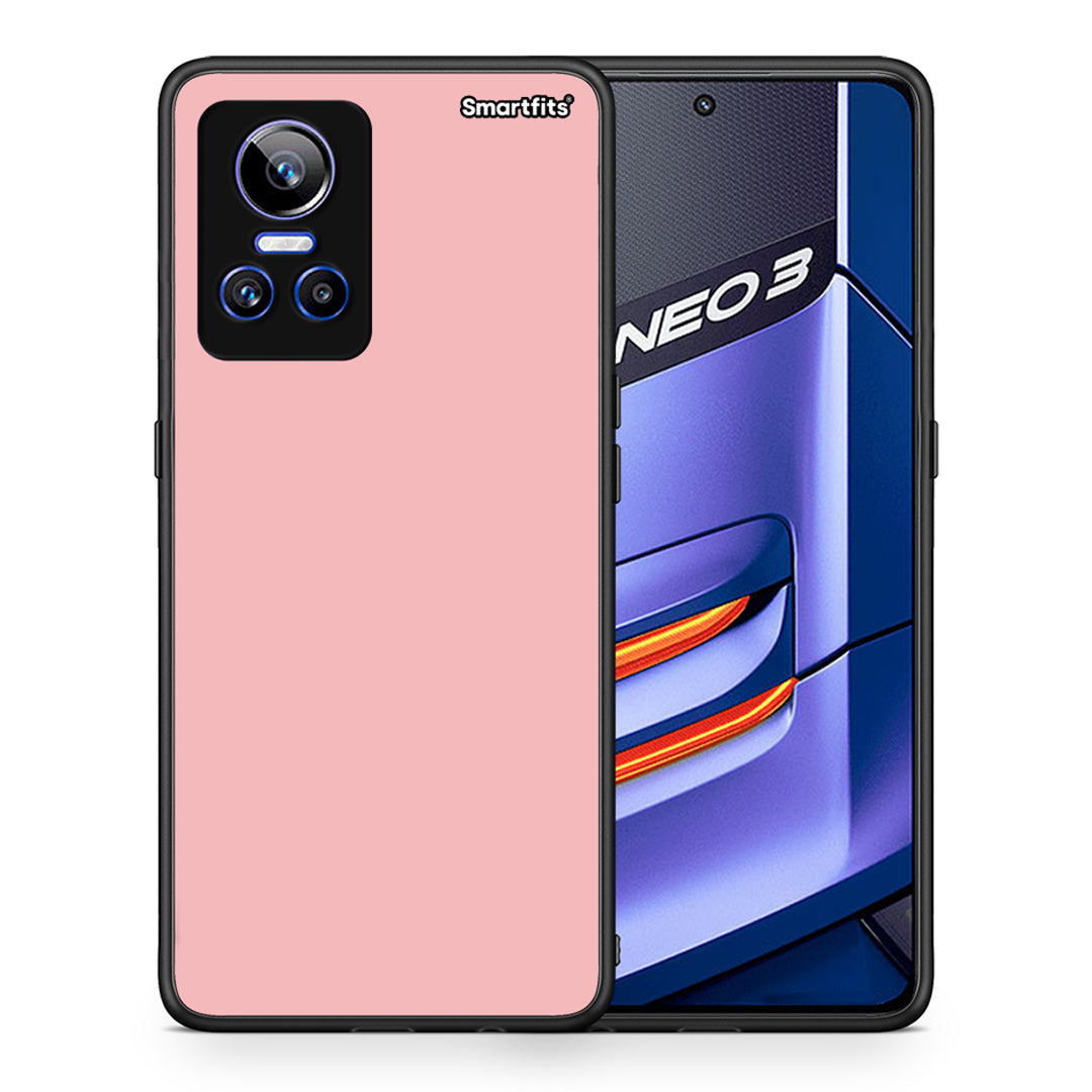 Θήκη Realme GT Neo 3 Nude Color από τη Smartfits με σχέδιο στο πίσω μέρος και μαύρο περίβλημα | Realme GT Neo 3 Nude Color case with colorful back and black bezels