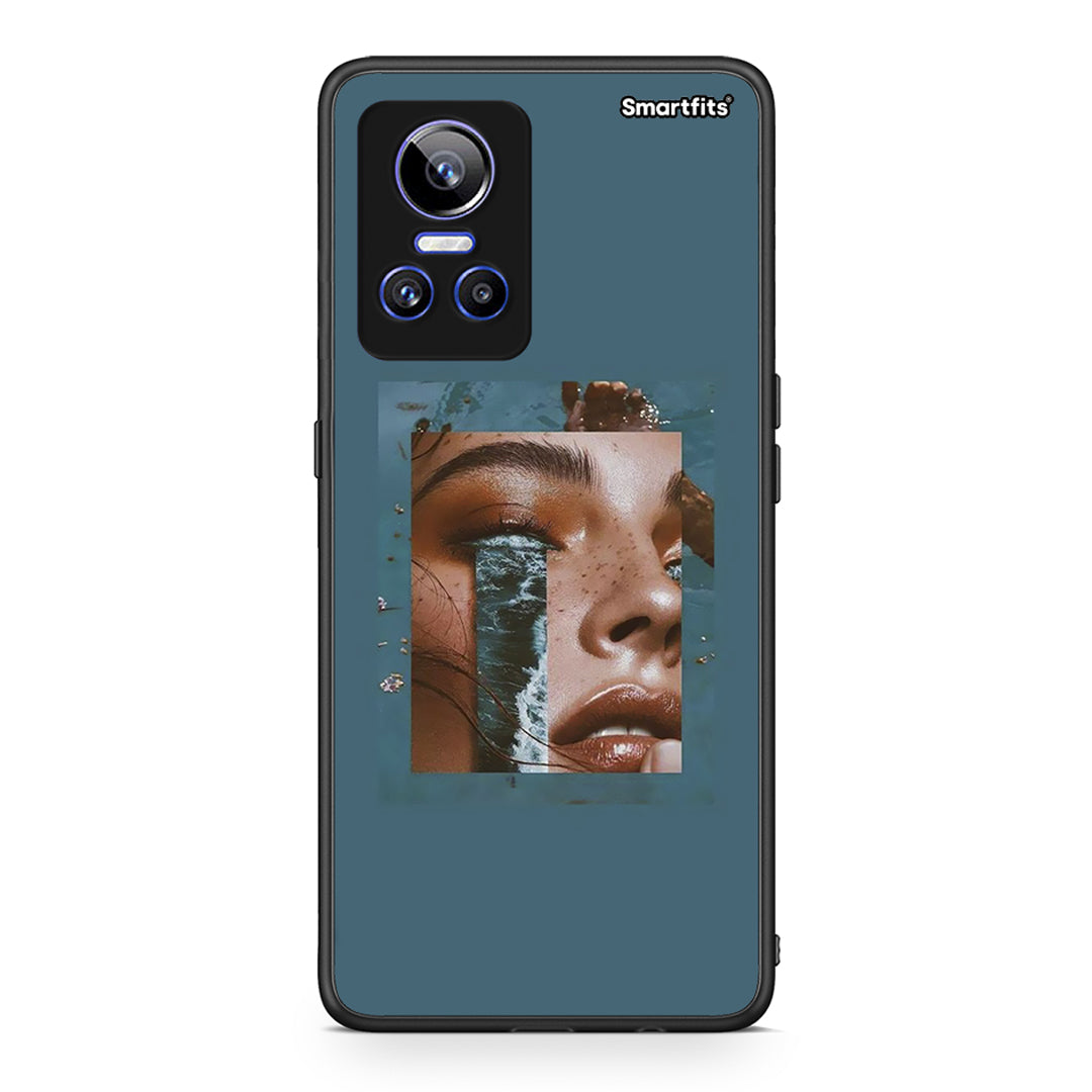 Realme GT Neo 3 Cry An Ocean θήκη από τη Smartfits με σχέδιο στο πίσω μέρος και μαύρο περίβλημα | Smartphone case with colorful back and black bezels by Smartfits
