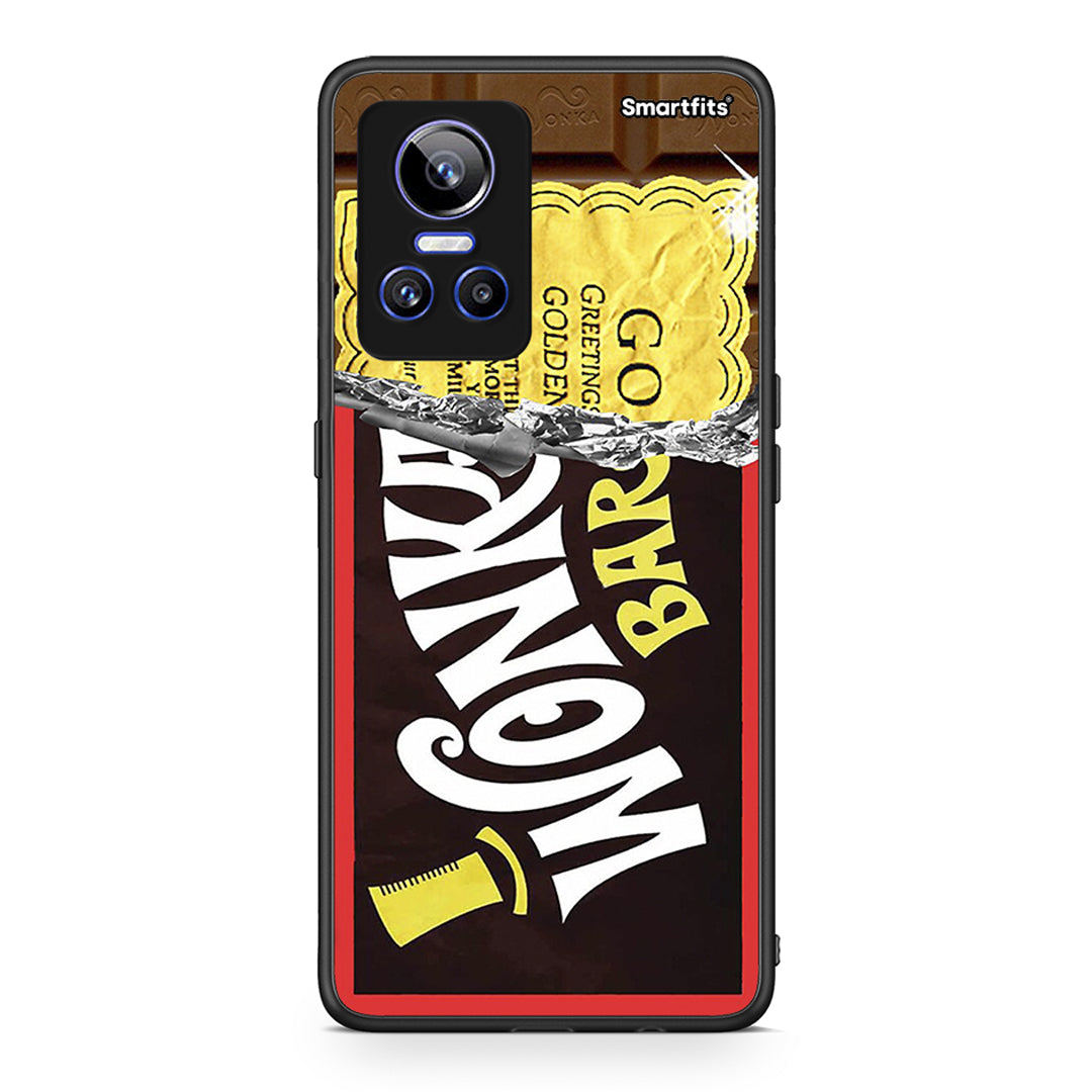 Realme GT Neo 3 Golden Ticket θήκη από τη Smartfits με σχέδιο στο πίσω μέρος και μαύρο περίβλημα | Smartphone case with colorful back and black bezels by Smartfits