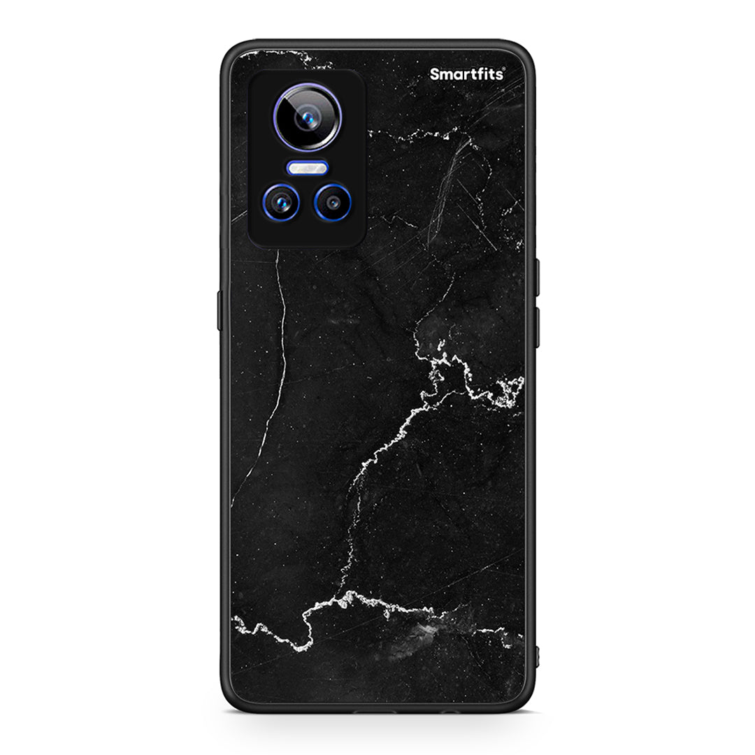 Realme GT Neo 3 Marble Black θήκη από τη Smartfits με σχέδιο στο πίσω μέρος και μαύρο περίβλημα | Smartphone case with colorful back and black bezels by Smartfits