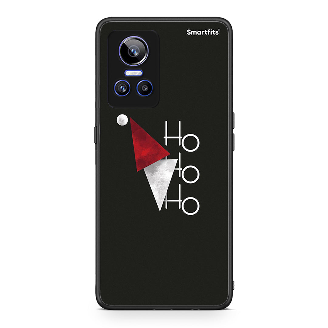 Realme GT Neo 3 Minimal Christmas θήκη από τη Smartfits με σχέδιο στο πίσω μέρος και μαύρο περίβλημα | Smartphone case with colorful back and black bezels by Smartfits