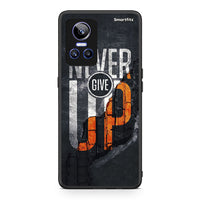 Thumbnail for Realme GT Neo 3 Never Give Up Θήκη Αγίου Βαλεντίνου από τη Smartfits με σχέδιο στο πίσω μέρος και μαύρο περίβλημα | Smartphone case with colorful back and black bezels by Smartfits