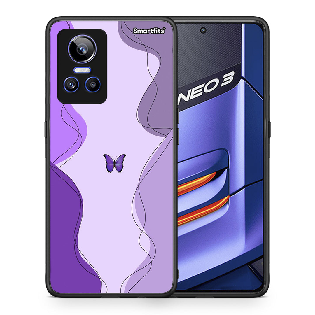 Purple Mariposa - Realme GT Neo 3 case