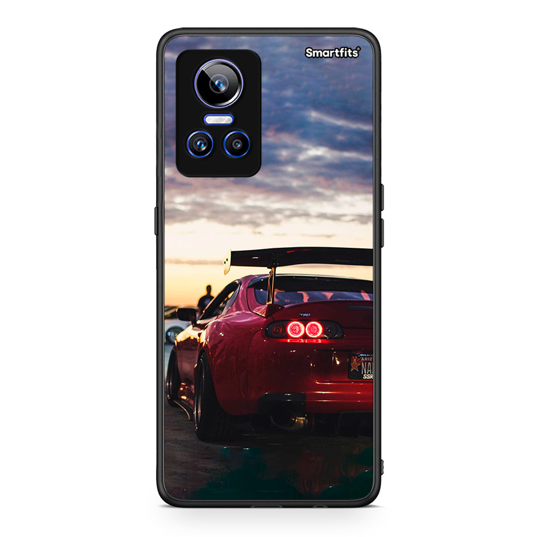 Realme GT Neo 3 Racing Supra θήκη από τη Smartfits με σχέδιο στο πίσω μέρος και μαύρο περίβλημα | Smartphone case with colorful back and black bezels by Smartfits