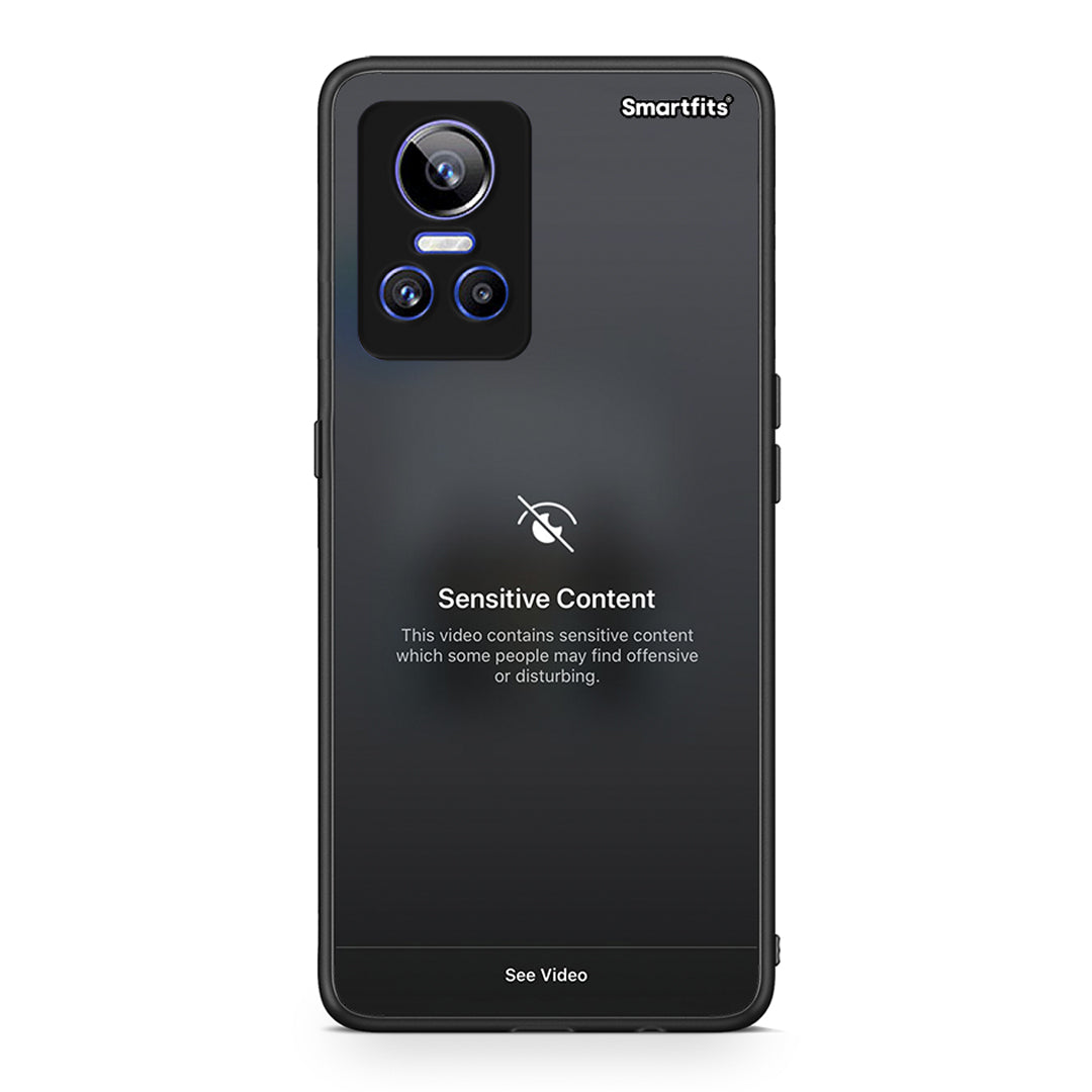 Realme GT Neo 3 Sensitive Content θήκη από τη Smartfits με σχέδιο στο πίσω μέρος και μαύρο περίβλημα | Smartphone case with colorful back and black bezels by Smartfits