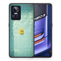 Thumbnail for Θήκη Realme GT Neo 3 Yellow Duck από τη Smartfits με σχέδιο στο πίσω μέρος και μαύρο περίβλημα | Realme GT Neo 3 Yellow Duck case with colorful back and black bezels