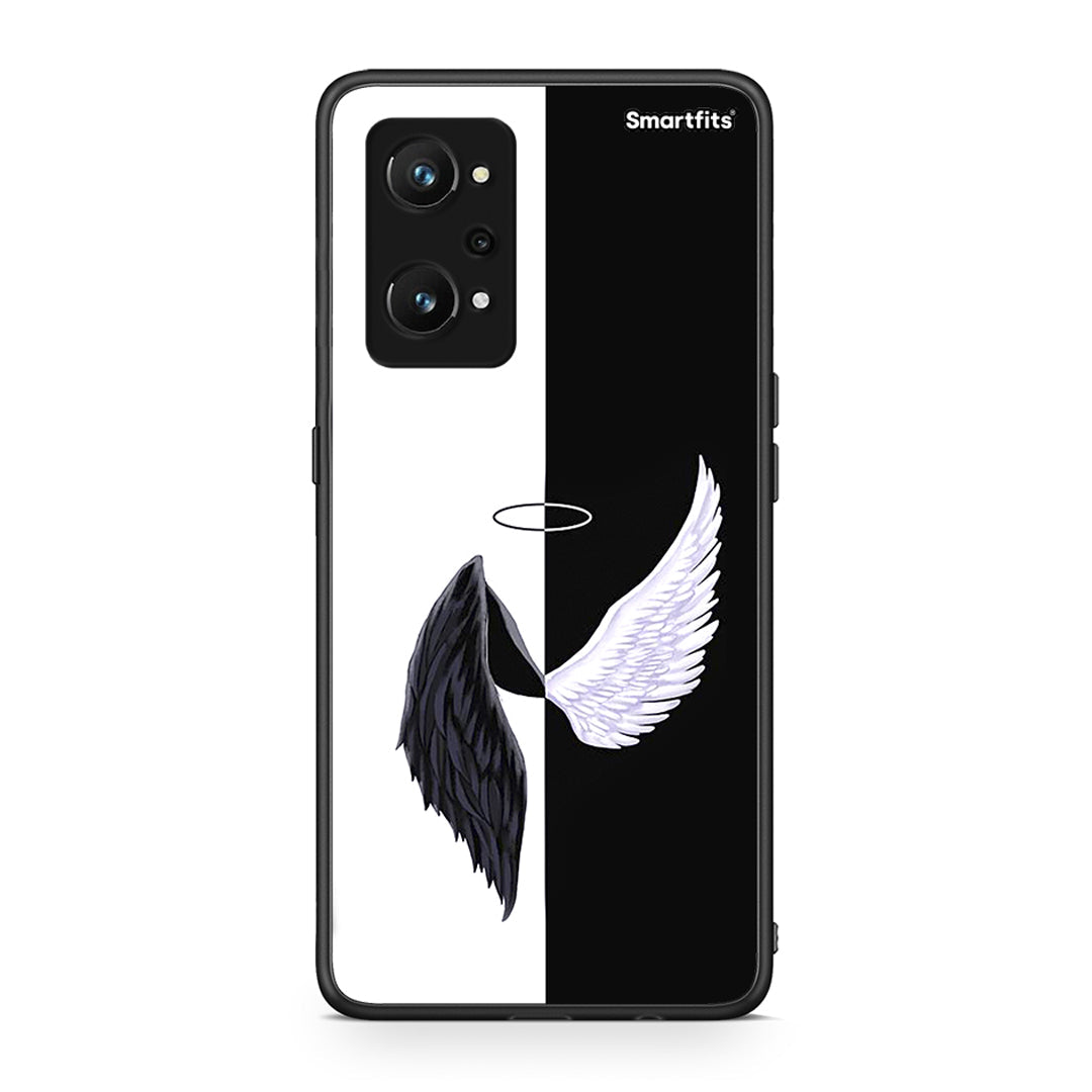Realme GT Neo 3T Angels Demons θήκη από τη Smartfits με σχέδιο στο πίσω μέρος και μαύρο περίβλημα | Smartphone case with colorful back and black bezels by Smartfits
