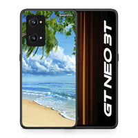 Thumbnail for Θήκη Realme GT Neo 3T Beautiful Beach από τη Smartfits με σχέδιο στο πίσω μέρος και μαύρο περίβλημα | Realme GT Neo 3T Beautiful Beach case with colorful back and black bezels