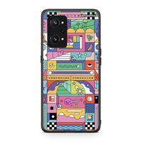 Thumbnail for Realme GT Neo 3T Bubbles Soap θήκη από τη Smartfits με σχέδιο στο πίσω μέρος και μαύρο περίβλημα | Smartphone case with colorful back and black bezels by Smartfits