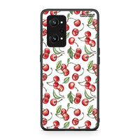Thumbnail for Realme GT Neo 3T Cherry Summer θήκη από τη Smartfits με σχέδιο στο πίσω μέρος και μαύρο περίβλημα | Smartphone case with colorful back and black bezels by Smartfits