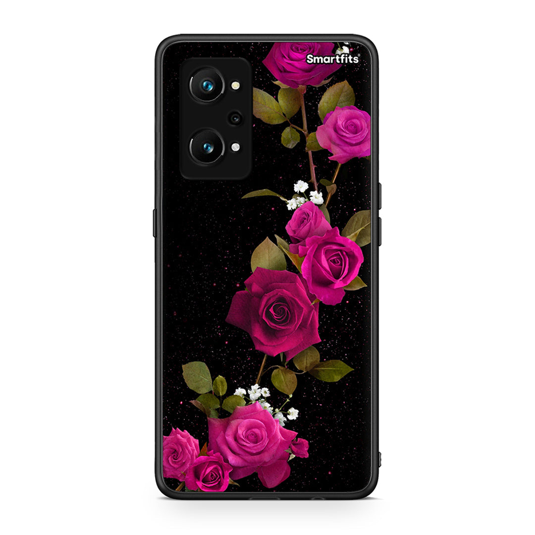 4 - Realme GT Neo 3T Red Roses Flower case, cover, bumper