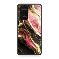 Thumbnail for Realme GT Neo 3T Glamorous Pink Marble θήκη από τη Smartfits με σχέδιο στο πίσω μέρος και μαύρο περίβλημα | Smartphone case with colorful back and black bezels by Smartfits