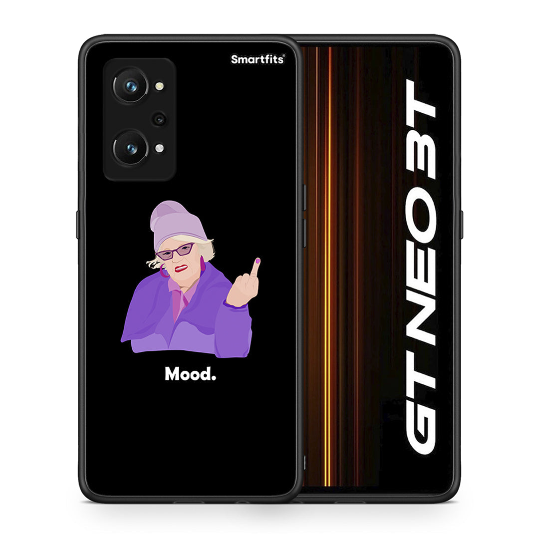 Θήκη Realme GT Neo 3T Grandma Mood Black από τη Smartfits με σχέδιο στο πίσω μέρος και μαύρο περίβλημα | Realme GT Neo 3T Grandma Mood Black case with colorful back and black bezels