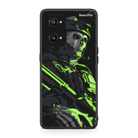 Thumbnail for Realme GT Neo 3T Green Soldier Θήκη Αγίου Βαλεντίνου από τη Smartfits με σχέδιο στο πίσω μέρος και μαύρο περίβλημα | Smartphone case with colorful back and black bezels by Smartfits