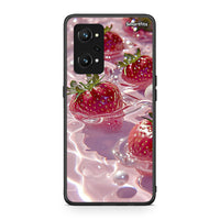 Thumbnail for Realme GT Neo 3T Juicy Strawberries θήκη από τη Smartfits με σχέδιο στο πίσω μέρος και μαύρο περίβλημα | Smartphone case with colorful back and black bezels by Smartfits