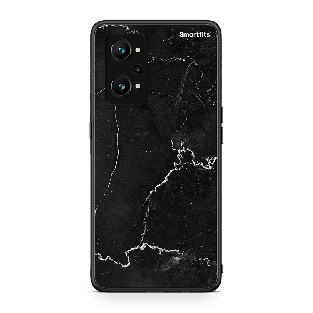 Realme GT Neo 3T Marble Black θήκη από τη Smartfits με σχέδιο στο πίσω μέρος και μαύρο περίβλημα | Smartphone case with colorful back and black bezels by Smartfits