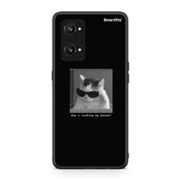 Thumbnail for Realme GT Neo 3T Meme Cat θήκη από τη Smartfits με σχέδιο στο πίσω μέρος και μαύρο περίβλημα | Smartphone case with colorful back and black bezels by Smartfits