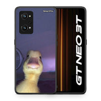 Thumbnail for Θήκη Realme GT Neo 3T Meme Duck από τη Smartfits με σχέδιο στο πίσω μέρος και μαύρο περίβλημα | Realme GT Neo 3T Meme Duck case with colorful back and black bezels