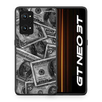 Thumbnail for Θήκη Realme GT Neo 3T Money Dollars από τη Smartfits με σχέδιο στο πίσω μέρος και μαύρο περίβλημα | Realme GT Neo 3T Money Dollars case with colorful back and black bezels