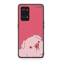 Thumbnail for Realme GT Neo 3T Pig Love 1 Θήκη Αγίου Βαλεντίνου από τη Smartfits με σχέδιο στο πίσω μέρος και μαύρο περίβλημα | Smartphone case with colorful back and black bezels by Smartfits