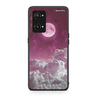 Thumbnail for Realme GT Neo 3T Pink Moon Θήκη από τη Smartfits με σχέδιο στο πίσω μέρος και μαύρο περίβλημα | Smartphone case with colorful back and black bezels by Smartfits