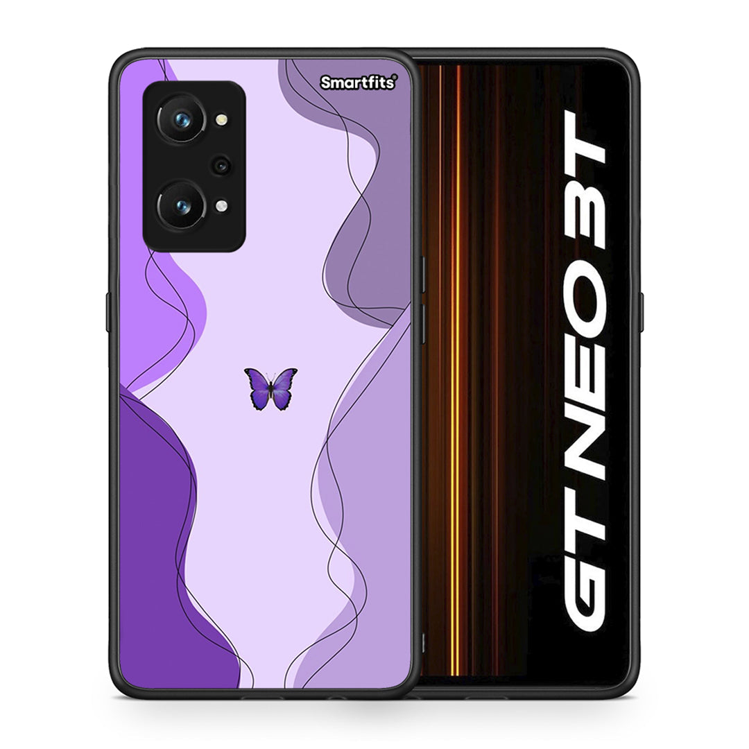 Purple Mariposa - Realme GT Neo 3T θήκη