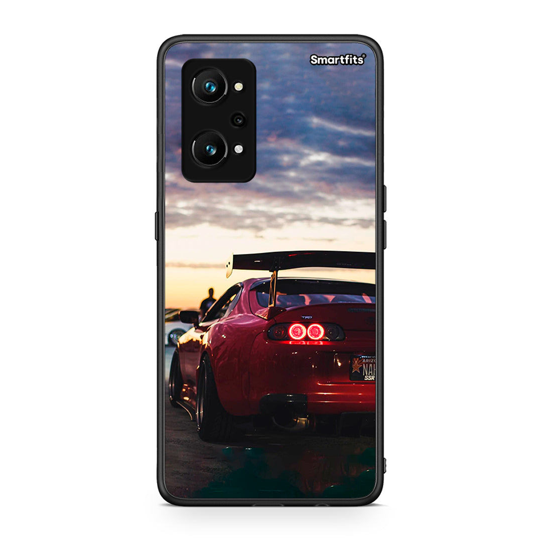 Realme GT Neo 3T Racing Supra θήκη από τη Smartfits με σχέδιο στο πίσω μέρος και μαύρο περίβλημα | Smartphone case with colorful back and black bezels by Smartfits