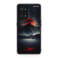 Thumbnail for Realme GT Neo 3T Red Full Moon θήκη από τη Smartfits με σχέδιο στο πίσω μέρος και μαύρο περίβλημα | Smartphone case with colorful back and black bezels by Smartfits