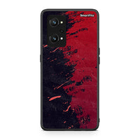 Thumbnail for Realme GT Neo 3T Red Paint Θήκη Αγίου Βαλεντίνου από τη Smartfits με σχέδιο στο πίσω μέρος και μαύρο περίβλημα | Smartphone case with colorful back and black bezels by Smartfits