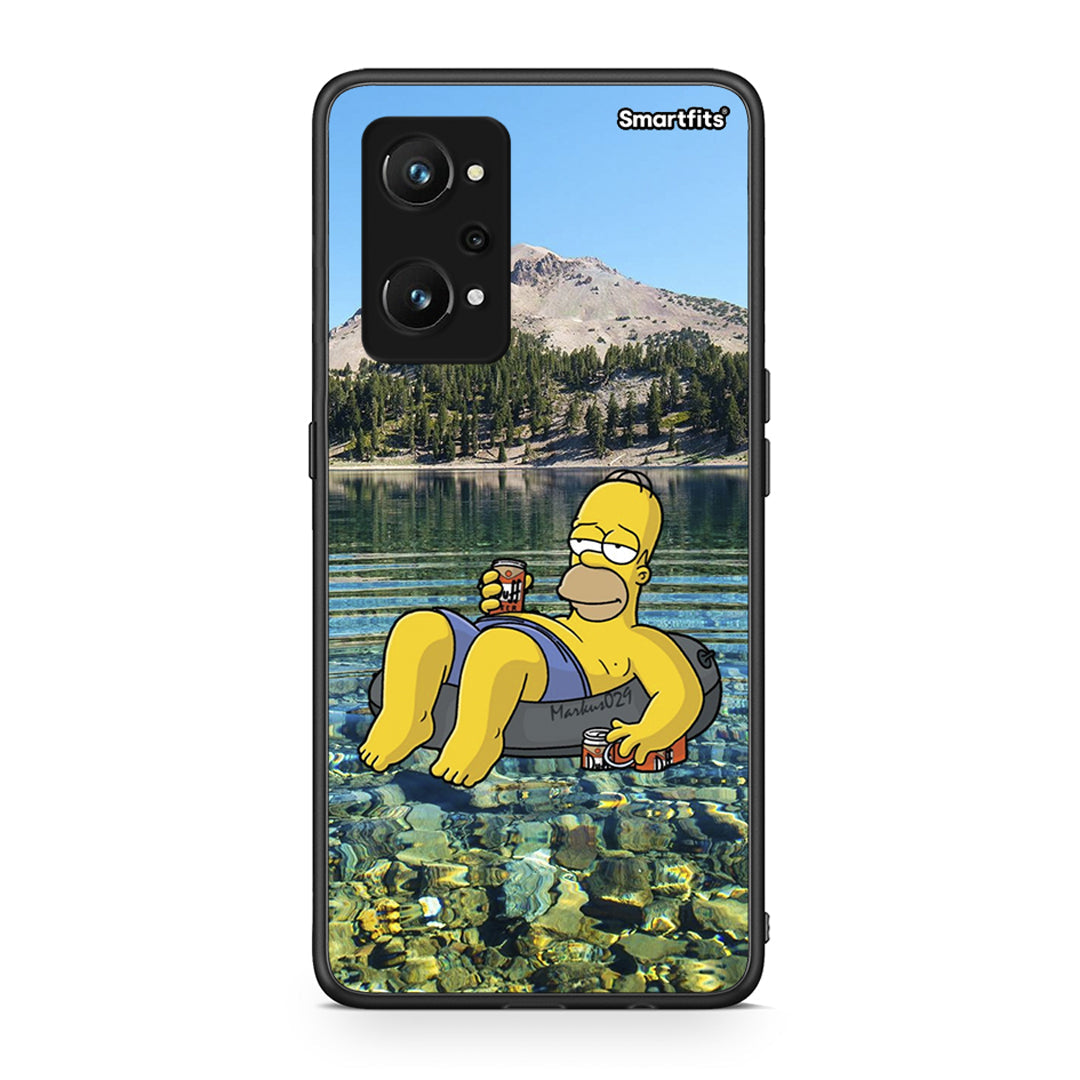 Realme GT Neo 3T Summer Happiness Θήκη από τη Smartfits με σχέδιο στο πίσω μέρος και μαύρο περίβλημα | Smartphone case with colorful back and black bezels by Smartfits