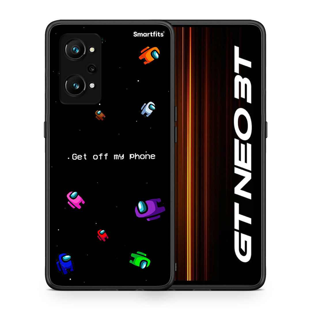 Θήκη Realme GT Neo 3T AFK Text από τη Smartfits με σχέδιο στο πίσω μέρος και μαύρο περίβλημα | Realme GT Neo 3T AFK Text case with colorful back and black bezels