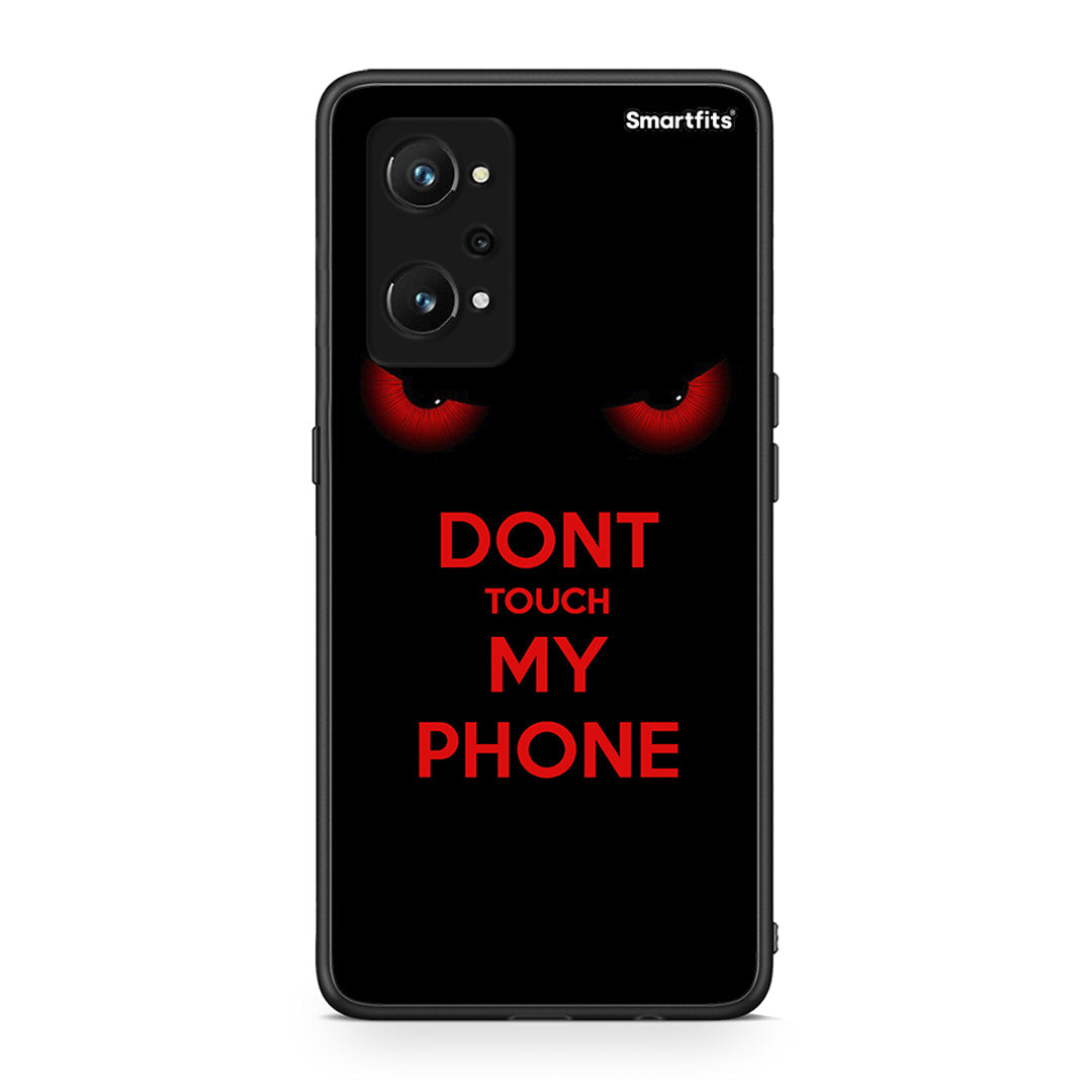 Realme GT Neo 3T Touch My Phone Θήκη από τη Smartfits με σχέδιο στο πίσω μέρος και μαύρο περίβλημα | Smartphone case with colorful back and black bezels by Smartfits