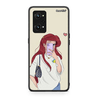 Thumbnail for Realme GT Neo 3T Walking Mermaid Θήκη από τη Smartfits με σχέδιο στο πίσω μέρος και μαύρο περίβλημα | Smartphone case with colorful back and black bezels by Smartfits
