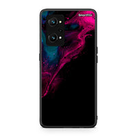 Thumbnail for 4 - Realme GT Neo 3T Pink Black Watercolor case, cover, bumper