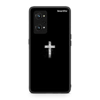 Thumbnail for Realme GT Neo 3T White Cross θήκη από τη Smartfits με σχέδιο στο πίσω μέρος και μαύρο περίβλημα | Smartphone case with colorful back and black bezels by Smartfits