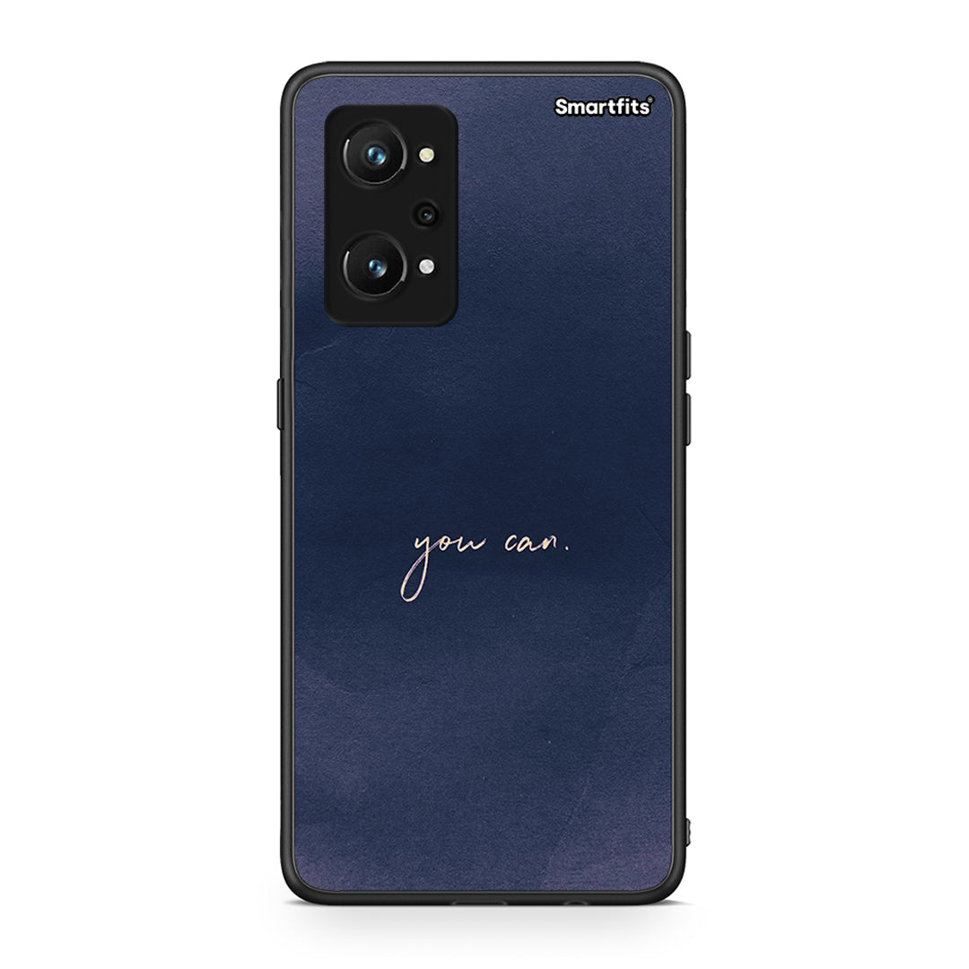 Realme GT Neo 3T You Can θήκη από τη Smartfits με σχέδιο στο πίσω μέρος και μαύρο περίβλημα | Smartphone case with colorful back and black bezels by Smartfits