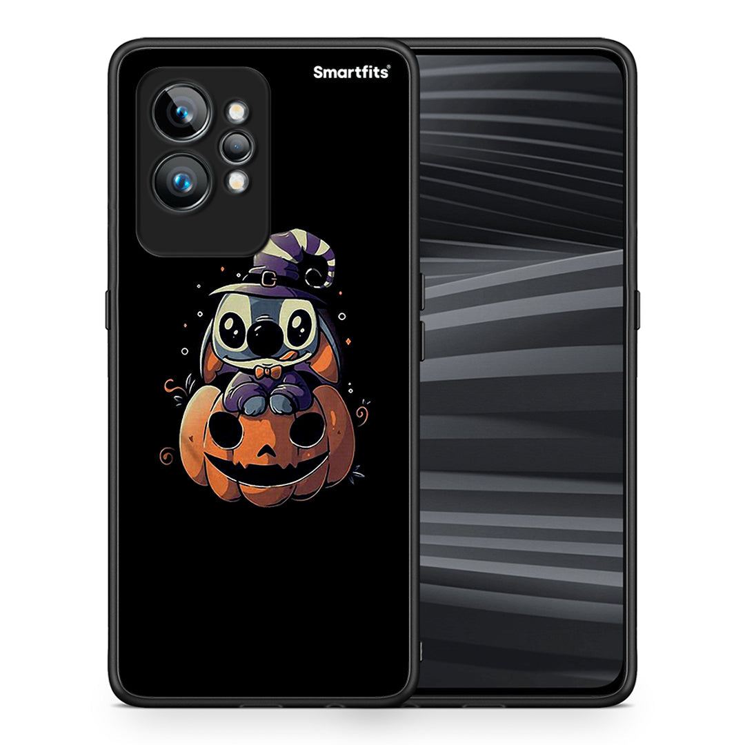 Θήκη Realme GT2 Pro Halloween Stitch από τη Smartfits με σχέδιο στο πίσω μέρος και μαύρο περίβλημα | Realme GT2 Pro Halloween Stitch Case with Colorful Back and Black Bezels