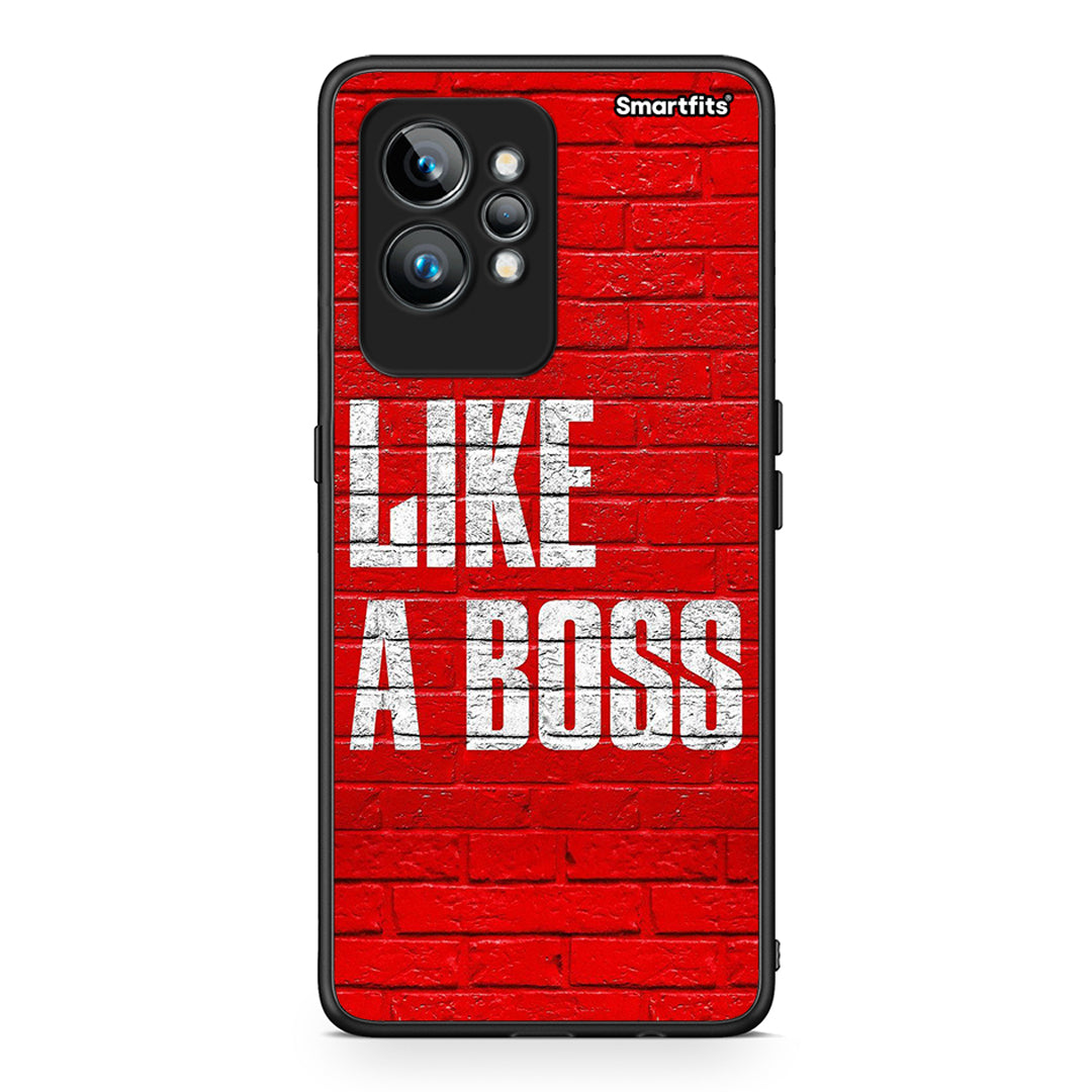 Θήκη Realme GT2 Pro Like A Boss από τη Smartfits με σχέδιο στο πίσω μέρος και μαύρο περίβλημα | Realme GT2 Pro Like A Boss Case with Colorful Back and Black Bezels