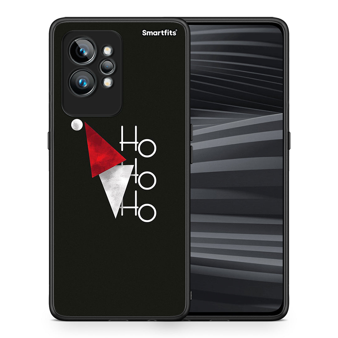 Θήκη Realme GT2 Pro Minimal Christmas από τη Smartfits με σχέδιο στο πίσω μέρος και μαύρο περίβλημα | Realme GT2 Pro Minimal Christmas Case with Colorful Back and Black Bezels