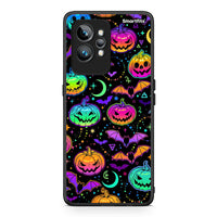 Thumbnail for Θήκη Realme GT2 Pro Neon Halloween από τη Smartfits με σχέδιο στο πίσω μέρος και μαύρο περίβλημα | Realme GT2 Pro Neon Halloween Case with Colorful Back and Black Bezels