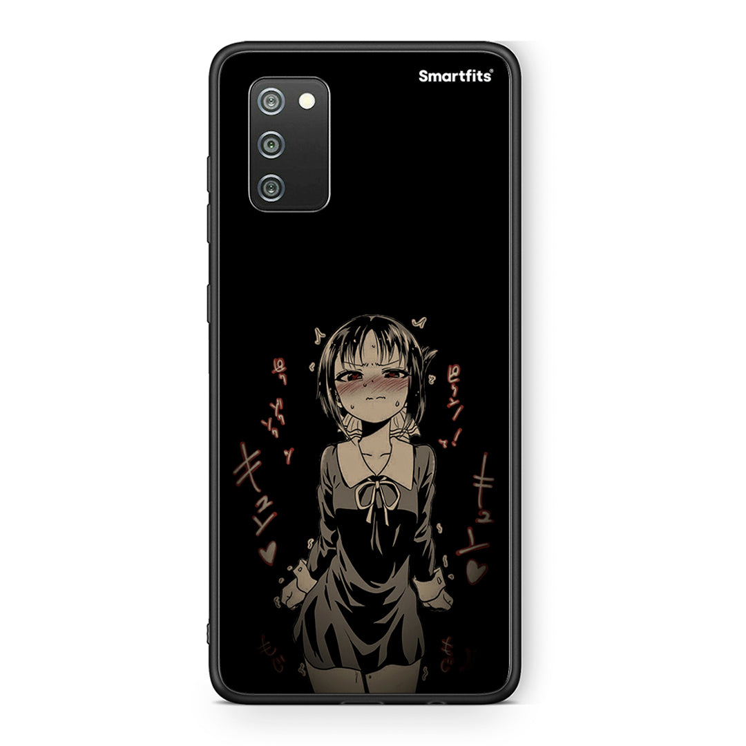 Samsung A02s Anime Girl θήκη από τη Smartfits με σχέδιο στο πίσω μέρος και μαύρο περίβλημα | Smartphone case with colorful back and black bezels by Smartfits