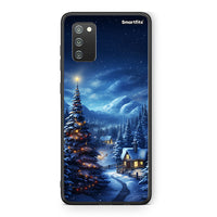 Thumbnail for Samsung A02s Christmas Scenery θήκη από τη Smartfits με σχέδιο στο πίσω μέρος και μαύρο περίβλημα | Smartphone case with colorful back and black bezels by Smartfits