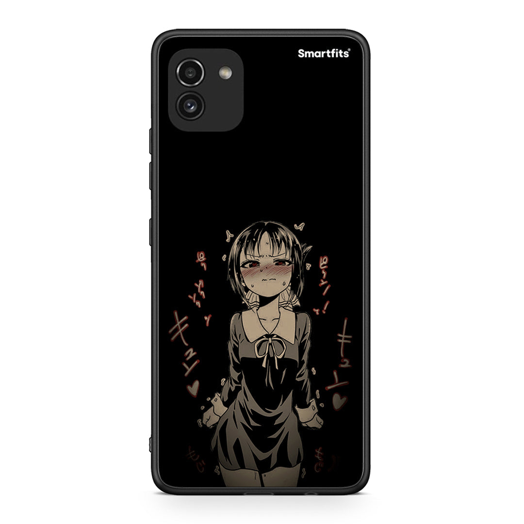 Samsung A03 Anime Girl θήκη από τη Smartfits με σχέδιο στο πίσω μέρος και μαύρο περίβλημα | Smartphone case with colorful back and black bezels by Smartfits