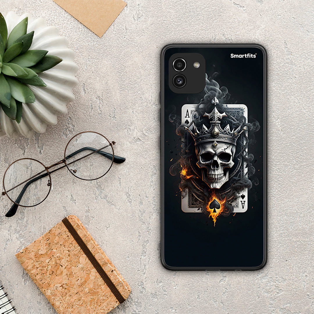 Skull King Ace - Samsung Galaxy A03 θήκη