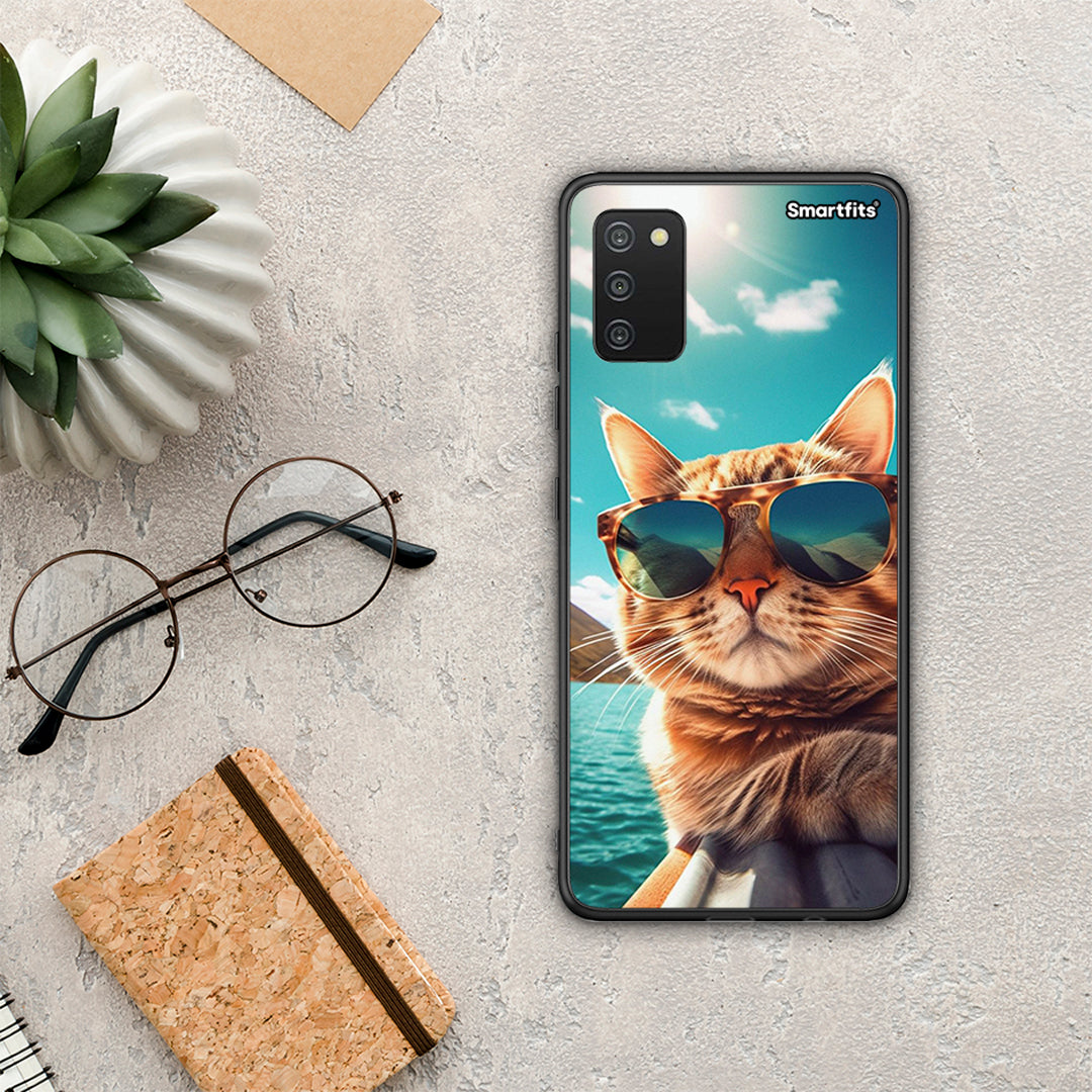 Summer Cat - Samsung Galaxy A03S case