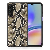 Thumbnail for Θήκη Samsung Galaxy A05s Fashion Snake Animal από τη Smartfits με σχέδιο στο πίσω μέρος και μαύρο περίβλημα | Samsung Galaxy A05s Fashion Snake Animal case with colorful back and black bezels