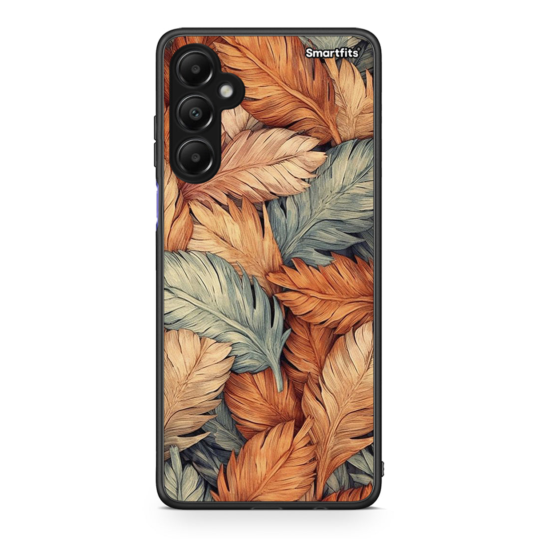 Samsung Galaxy A05s Autumn Leaves Θήκη από τη Smartfits με σχέδιο στο πίσω μέρος και μαύρο περίβλημα | Smartphone case with colorful back and black bezels by Smartfits