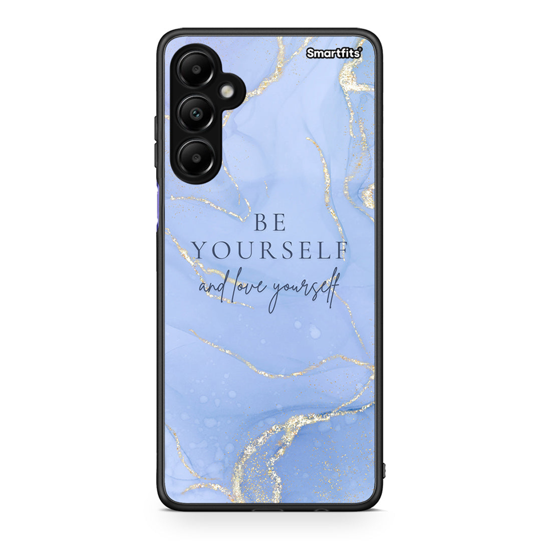 Samsung Galaxy A05s Be Yourself θήκη από τη Smartfits με σχέδιο στο πίσω μέρος και μαύρο περίβλημα | Smartphone case with colorful back and black bezels by Smartfits