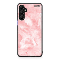 Thumbnail for 33 - Samsung Galaxy A05s Pink Feather Boho case, cover, bumper